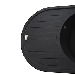 Гранітна мийка Globus Lux Ohara графіт 770x500мм-А0001 000022402, Графит - мініатюра 5