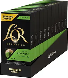 Кава в капсулах Nespresso L`OR Lungo Elegante 100 шт