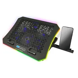 Підставка для ноутбука Esperanza RGB Galerne No Black 19" (EGC109) - мініатюра 6