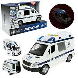 Машина батар. арт. WY 590 F Поліція світло,звук,у короб.27*11,5*16,5см - мініатюра 5