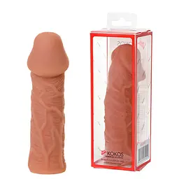 Насадка на пеніс Kokos Extreme Sleeve Nes ES-05 12.7 см тілесний - мініатюра 4