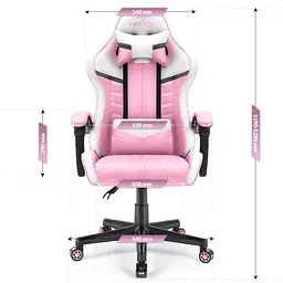 Комп'ютерне крісло Hell's Chair HC-1004 PINK - мініатюра 3