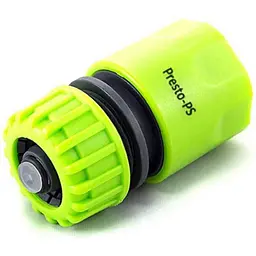 Коннектор PRESTO-PS 1/2"-5/8"" з аквастопом, для шланга (green) 5810G