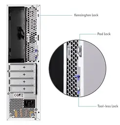 Корпус Chieftec UNI BE-10W-300 300W SLIM FF White (BE-10W-300) - мініатюра 8
