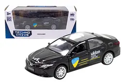 Іграшкова легкова машинка таксі Toyota Camry Uklon TechnoDrive 250292 чорний колір