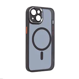 Чехол для Apple iPhone 14, Unit MagSafe SE, черный, с защитой камеры, магсейф, противоударный, магнитный, панель-накладка с MagSafe, с поддержкой беспроводной зарядки, TPU+PC, защита всего корпуса, ударопрочный, ArmorStandart (ARM75365) - мініатюра 2