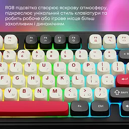 Клавіатура бездротова Ajazz AF98 PLUS Black (AF98-PLUS-BSR) - мініатюра 9