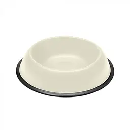 Миска Ferplast Mira Kc 70 для собак і котів, Ø21×5 см, з гуми, білий