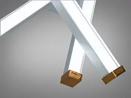 Сучасна стельова LED люстра Diasha 2535WH біла 56W димер 63 см 14-19 м2 - мініатюра 4