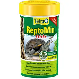 Сухий корм для водоплавних черепах Tetra в паличках ReptoMin 100 мл - мініатюра 4
