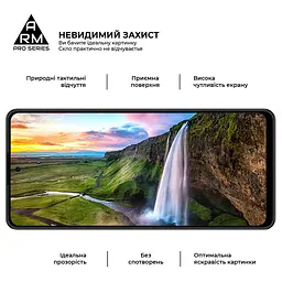 Захисне скло на Oscal Tiger 12 з олеофобним покриттям, Pro, повне проклеювання, антистатичний і пиловідштовхуючий шар, 9H, самоклеючеся, 2.5D, на весь екран, антистатичний клей, ArmorStandart (ARM75106) - мініатюра 4