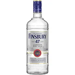 Уцінка. Джин Finsbury Platinum London Dry Gin 47% 0.7 л  - мініатюра 1