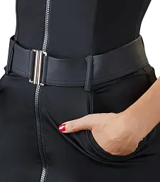 Еротичний костюм Cottelli Collection Costumes Police Dress M чорний - мініатюра 6