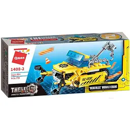 Дитячий конструктор Qman 1408 транспорт Mobile Crane