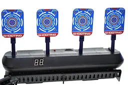 Дитячий електронний тир на 4 мішені та два пістолети Shoot A Target 0566 в коробці р.36х21х30,5см - мініатюра 6
