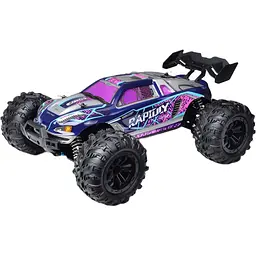 Машинка на радіокеруванні JJRC Q132-A OFF-ROAD All-terrain Blue/Purple [119073] - мініатюра 1