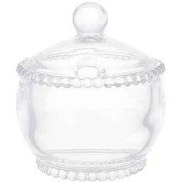 Цукорниця BONADI скляна прозора Bauble 9,5х11см