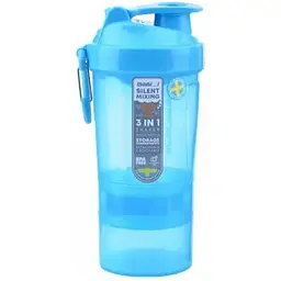 Шейкер спортивний SmartShake Original2GO 600 мл Neon Blue (10560102)