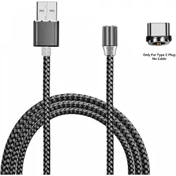 Дата кабель USB 2.0 AM to USB-C 1.2m Magneto grey XoKo (SC-355a MGNT-GR)