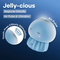 Вакуумний кліторальний стимулятор Satisfyer Jelly-cious Blue Satisfyer SX3544 104732 - мініатюра 6