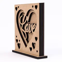 3D композиція Rosa Talent Love 3 МДФ 14х14.5 см - мініатюра 2