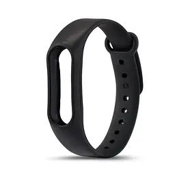 Силіконовий ремінець для Xiaomi Mi Band 3/4 [Black] [31853]