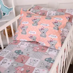 Підковдра MirSon Бязь Kids Time 20-0028 Little girl Teddy 143х210 см (2200009637919) - мініатюра 6