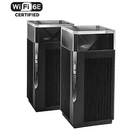 MESH-система ASUS mesh ZenWiFi Pro ET12 AXE11000 2Pcs Black 802.11aх (90IG05Z0-MO3A20)