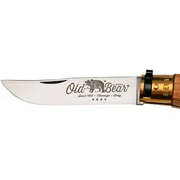 Ніж Old Bear Classic XL, 420 steel, Оливковий wood - мініатюра 3