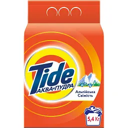 Стиральный порошок Tide Аква-Пудра Альпийская свежесть 5.4 кг