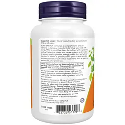Добавка Now Foods Energy 90 капсул - мініатюра 3