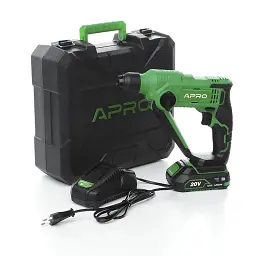 Перфоратор Apro 20CH SDS-plus 1,5 Дж 1 АКБ 2 А ЗП 30412 - мініатюра 2