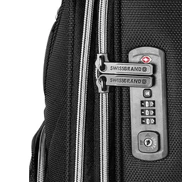 Валіза Swissbrand Austria (S) Black (SWB_LEAUS001S), Чорний, Чорний - мініатюра 2