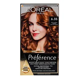 Стійка фарба для волосся L'Oreal Paris Preference 6.35 Havana Light Amber 174 мл - мініатюра 3