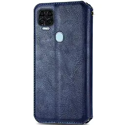 Шкіряний чохол-книжка GETMAN Cubic (PU) для ZTE Blade v2020 Синій - мініатюра 2