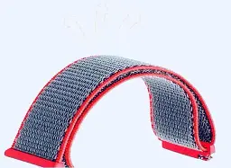 Нейлоновий ремінець Primo для годинника Garmin Vivoactive 3/Vivomove HR/Forerunner 245/645 Neon Red - мініатюра 2