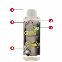 Krem-lubrykant wzmacniający orgazm u kobiet LoveStim Pop Greg, 150 ml - мініатюра 3