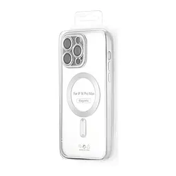 Чохол Ductil Metallic Edge with MagSafe (Protected Camera & Lens) iPhone 14 Pro Max Silver - мініатюра 2