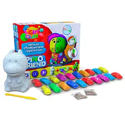 Набір легкого стрибаючого пластиліну Moon Light Clay Pino Friend Роккі 70060 з пінопластовою фігуркою - мініатюра 2