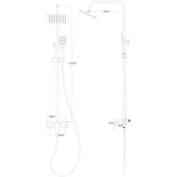 Душова система Globus Lux BONN GLB-0005N - мініатюра 6