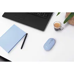 Мишка Trust Puck Wireless/Bluetooth Silent Blue (24126) - мініатюра 7