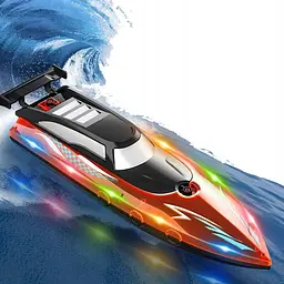 Радіокерований моторний човен із USB-зарядкою різнокольоровий 012815 - мініатюра 4