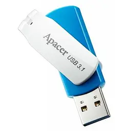 USB флеш накопичувач Apacer 32GB AH357 Blue USB 3.1 (AP32GAH357U-1) - мініатюра 3