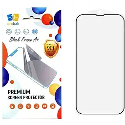 Скло захисне Drobak Apple iPhone 16e Black Frame A+ (383876)