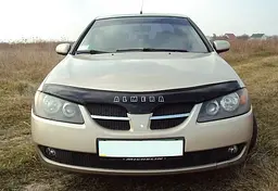 Дефлектор капоту мухобійка для Nissan Almera (N16) 2000-2006