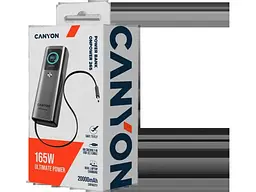 Зовнішній акумулятор (Power Bank) Canyon OnPower 265 165W 20000mAh Dark Gray (CNS-CPB265DG) - мініатюра 4