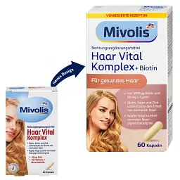 Вітамінний комплекс для волосся Mivolis Haar Vital Komplex, 60 капсул, від DM (Німеччина) - мініатюра 5