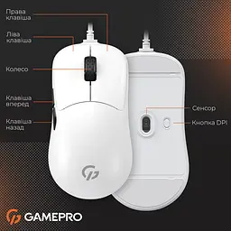 Миша GamePro ігрова біла (GM690W) - мініатюра 8