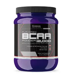 Амінокислота BCAA BCAA 12 000 Powder, 228 грам Ожина Ultimate Nutrition fit0023915