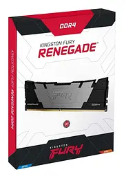 Модуль пам'яті Kingston Fury DDR4 32GB Renegade 3200MHz Black (KF432C16RB2/32) - мініатюра 3